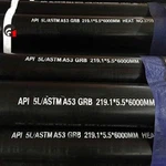 A53 GR.B hiiliteräs saumaton putki